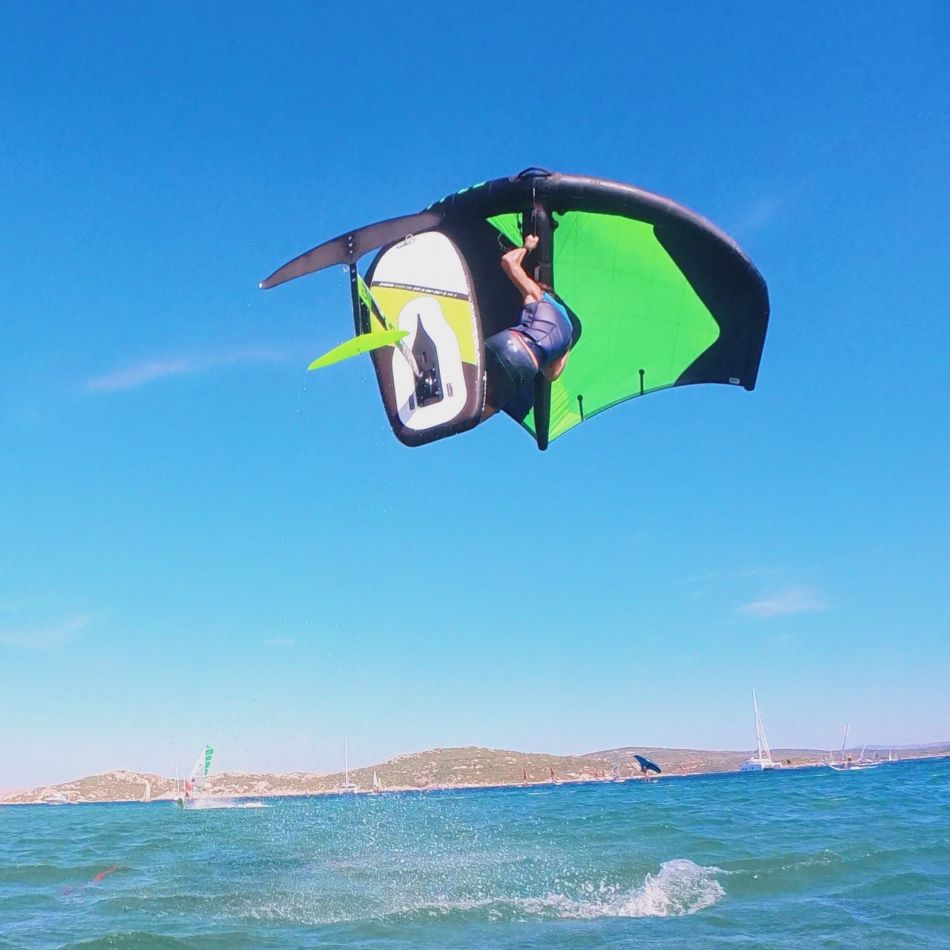 wing foil board inflatable jump